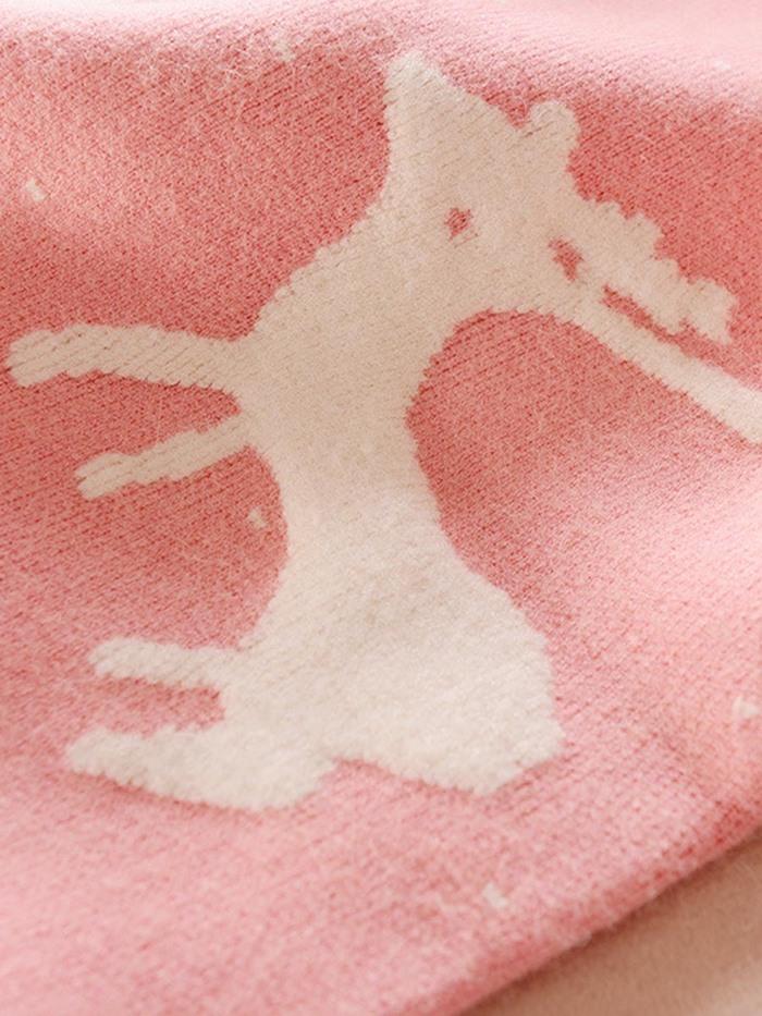 Ericdress Korean Giraffe Print Sweater img 2