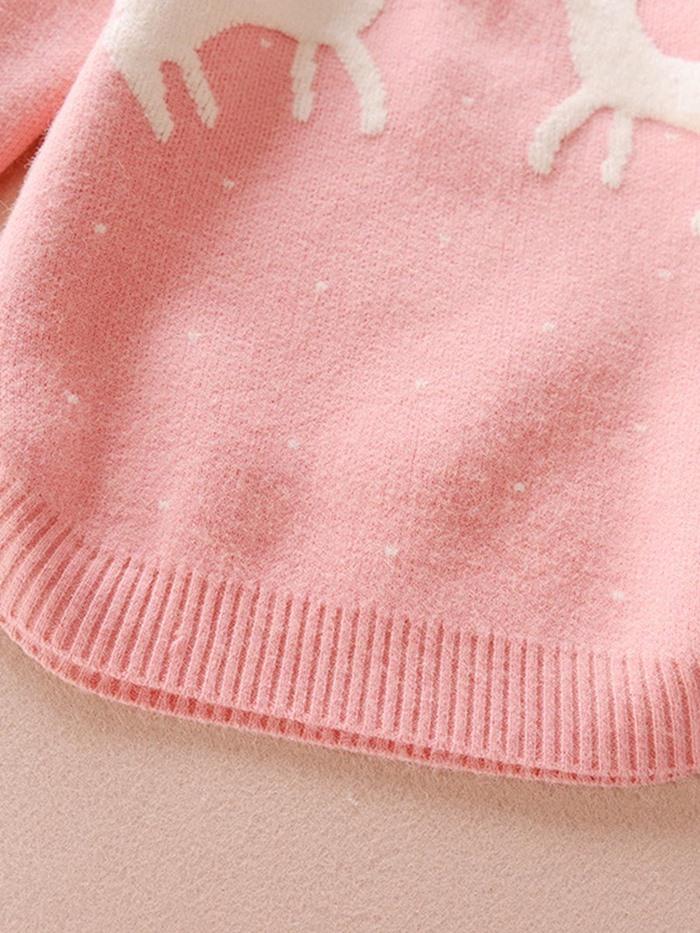 Ericdress Korean Giraffe Print Sweater img 3
