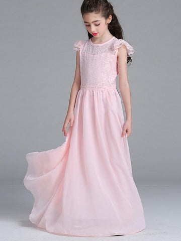 Ericdress Lace Patchwork ALine ' Maxi Dress